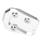 Kickstand Side Stand Extension Pad for Yamaha MT09 (2013-2016) Silver