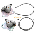 Front Left Right Brake Calipers & Hose Lines for Polaris Ranger 500 570 (2013–2021)