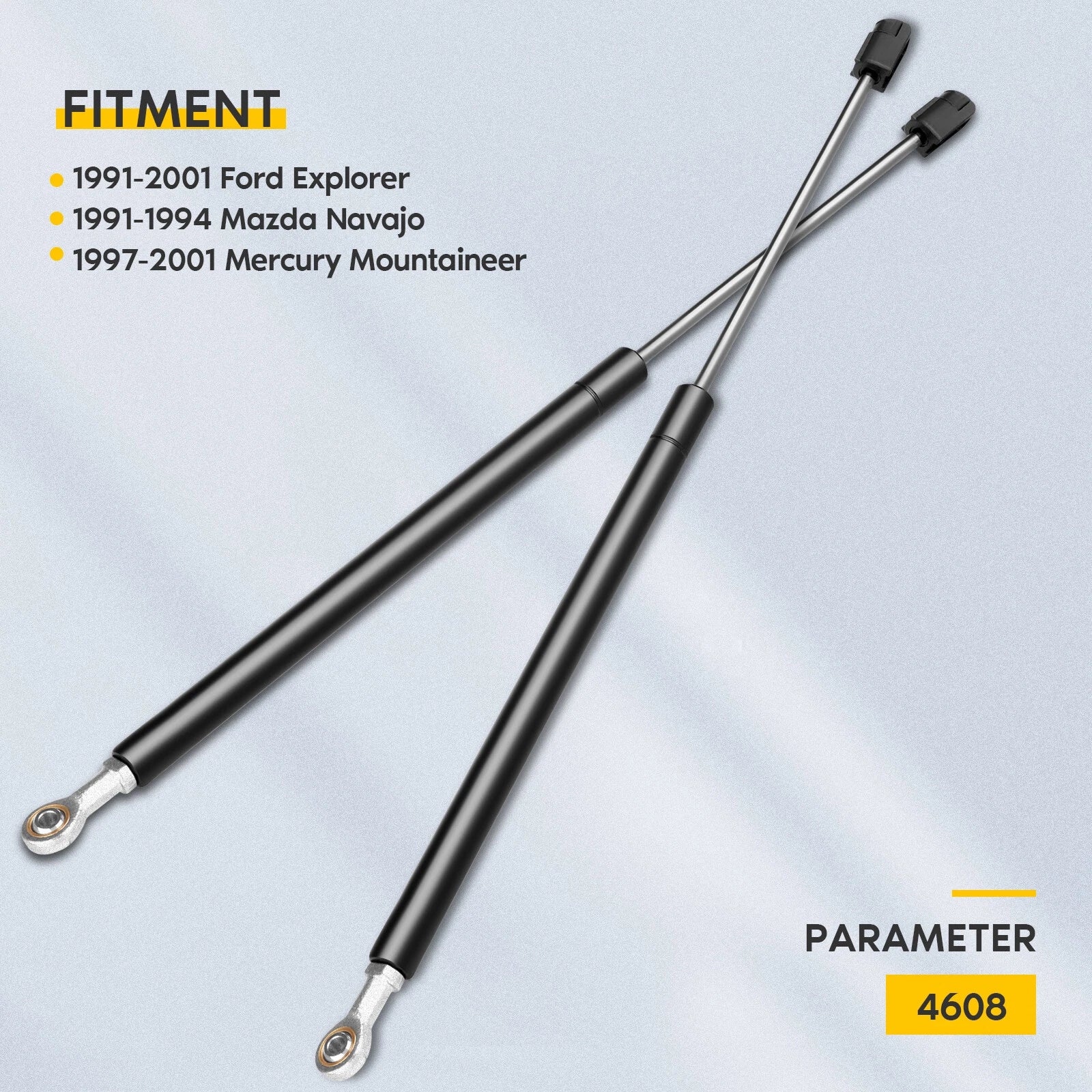 2X Window Glass Lift Supports for Ford Explorer (1991–2001)