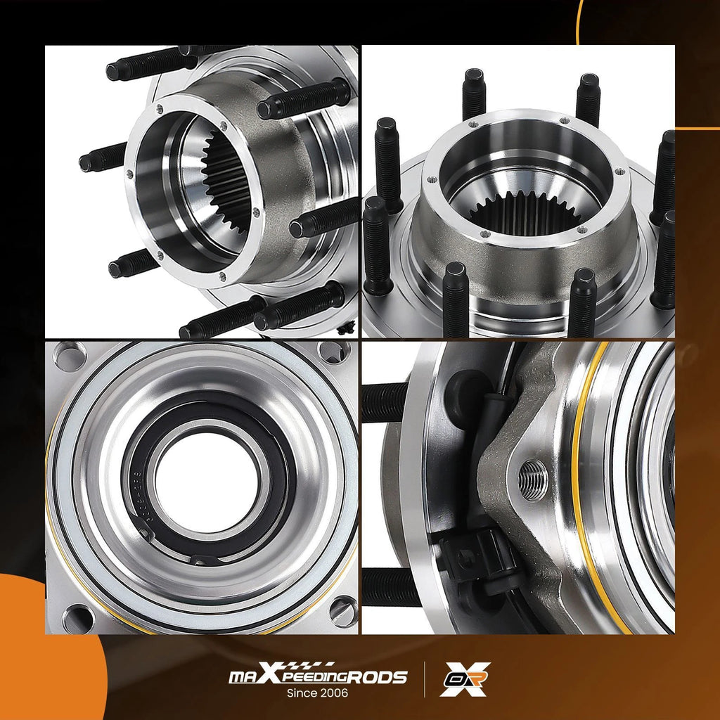 Front Wheel Hub & Bearing for Ford F-250 Super Duty (2017–2022) 515183 8 Lugs