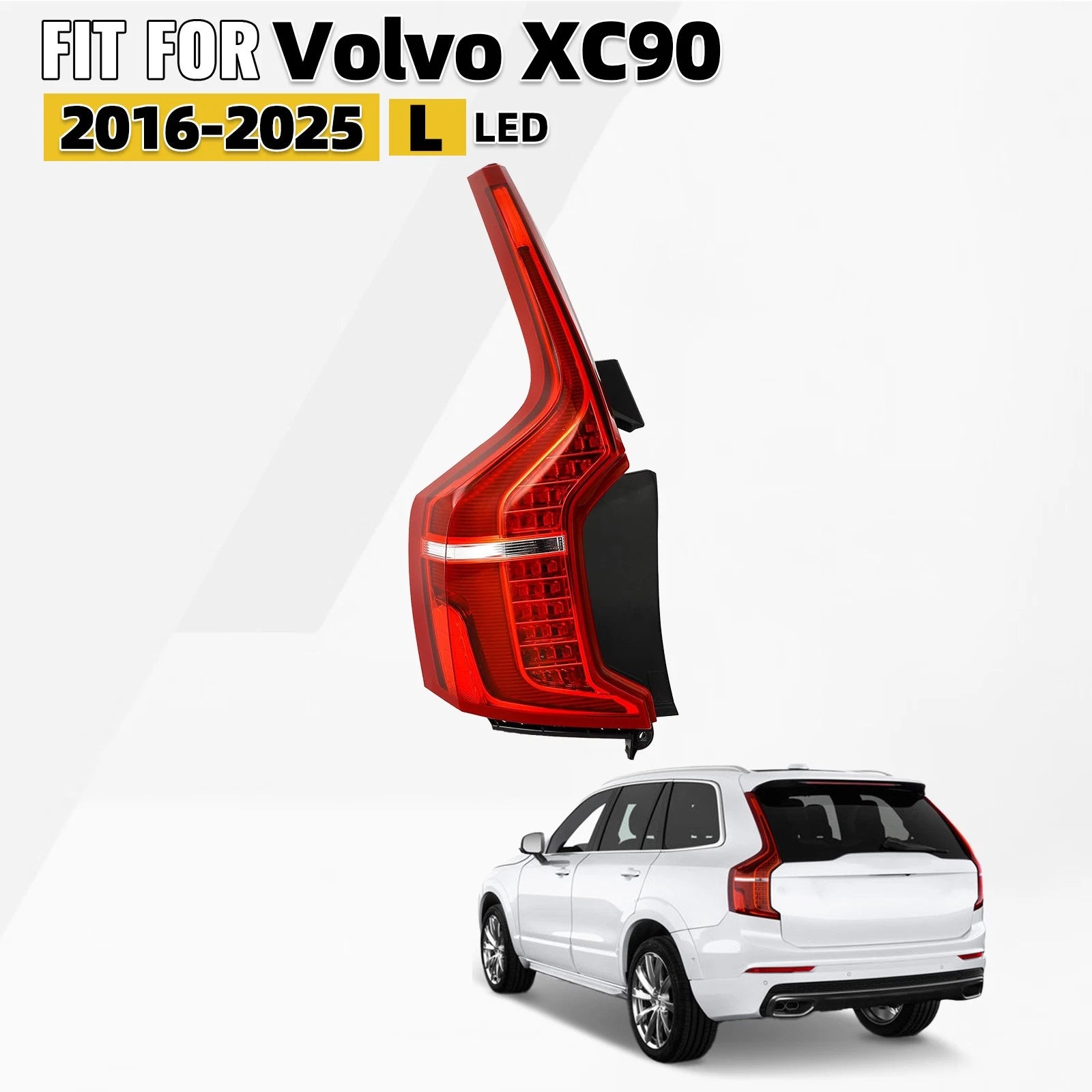 LED Tail Light Assembly for Volvo XC90 (2016–2025) Driver Side
