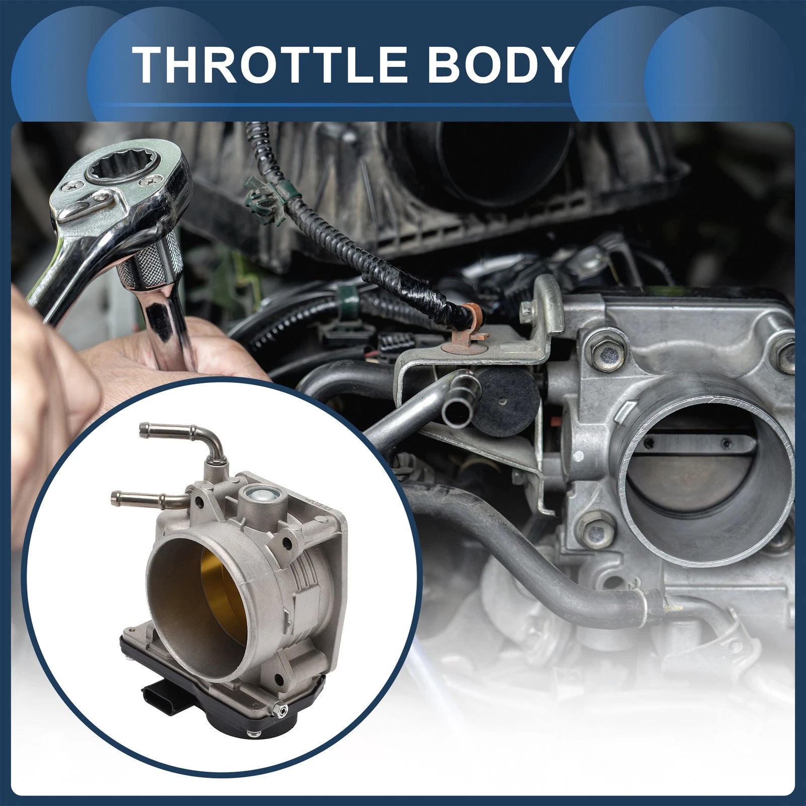 Throttle Body for Nissan Altima Pathfinder Murano Quest (2002–2012) 16119JA10A/16119JA10B