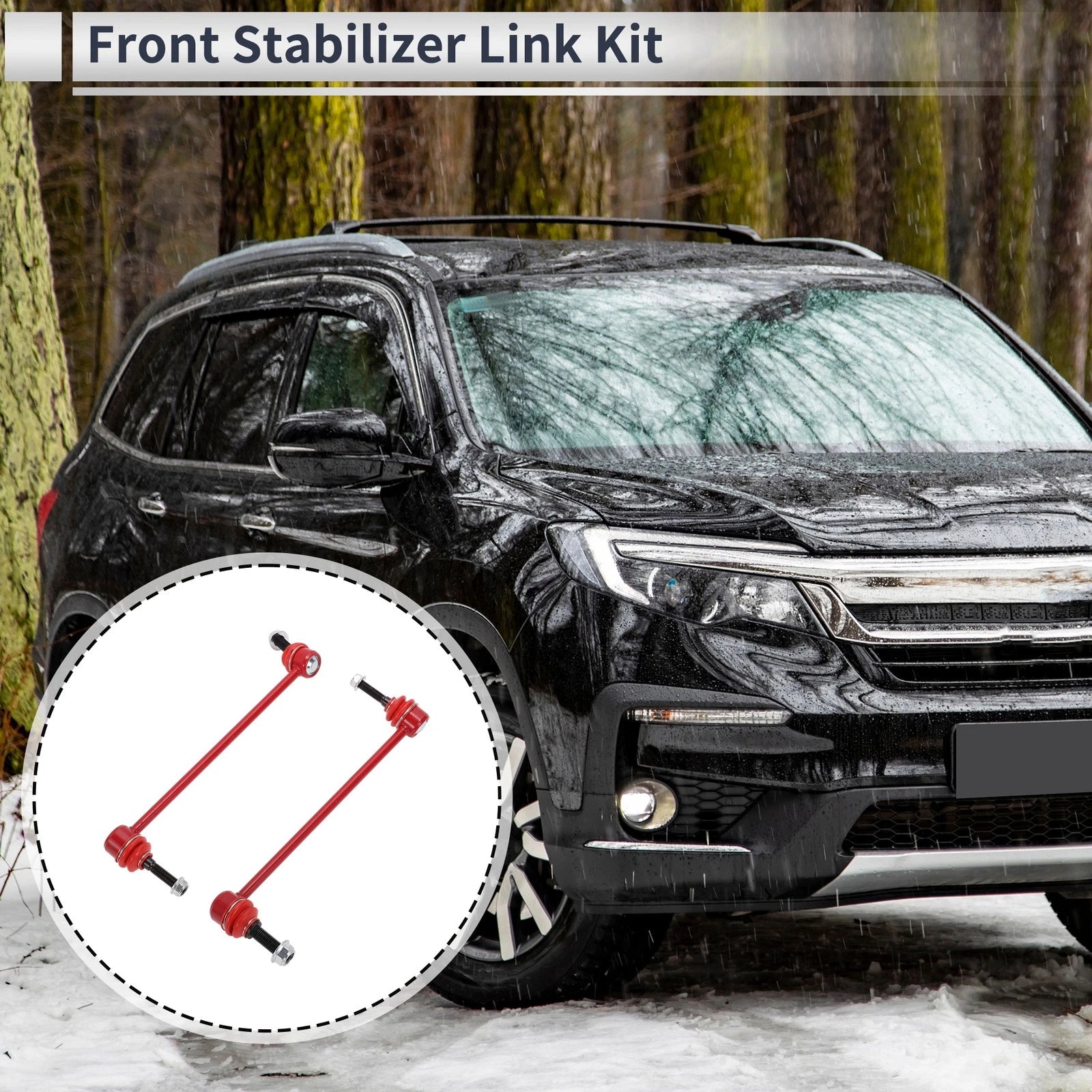 Set of 2 Front Stabilizer Bar Links for Honda Pilot (2016–2022) No.K750376/K750377