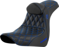 Saddlemen Pro Series SDC Performance Seat w/ Backrest for Harley FL/FX (1)