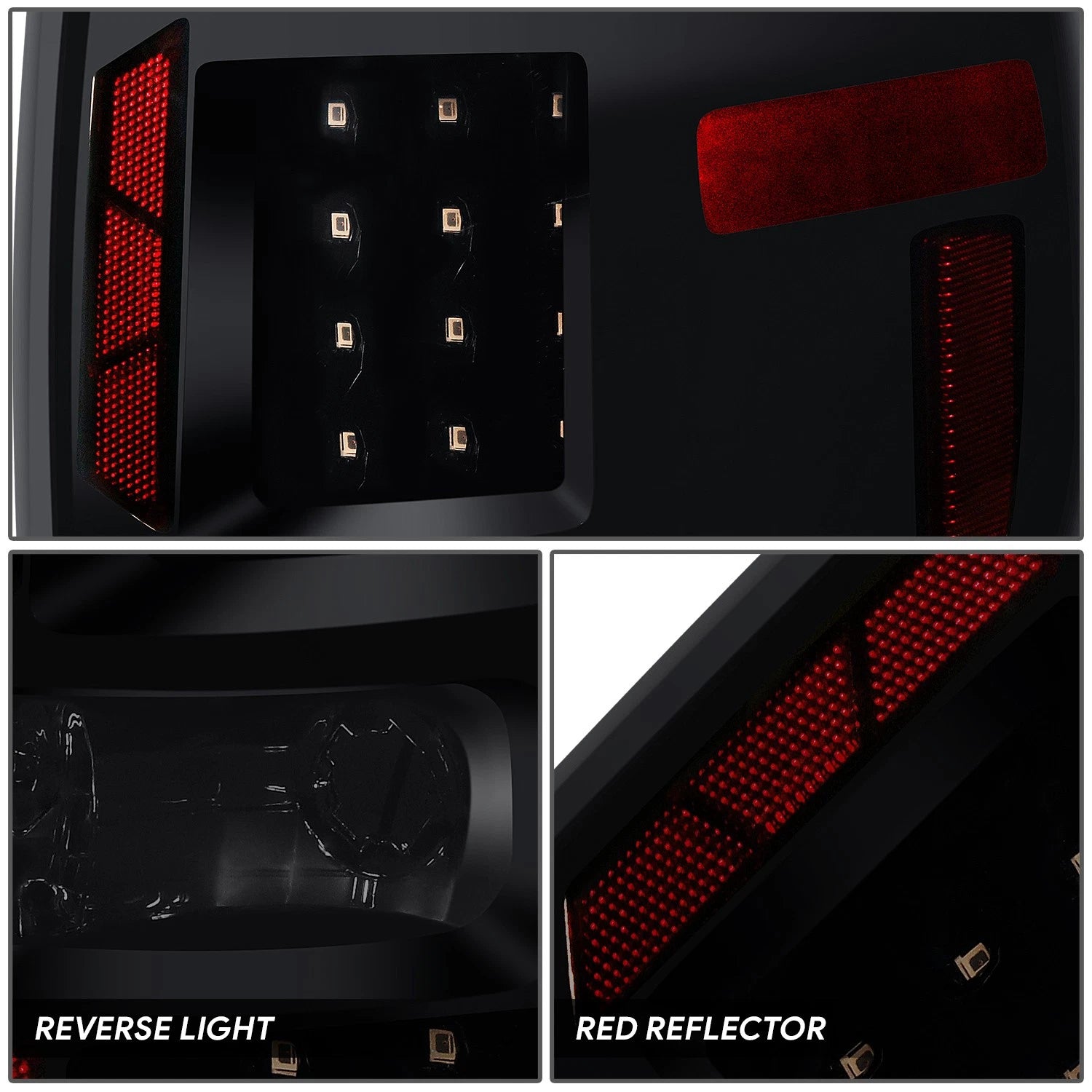 Full LED Tail Brake Light Reverse Lamps Assembly for Ford F150 (2009–2014)