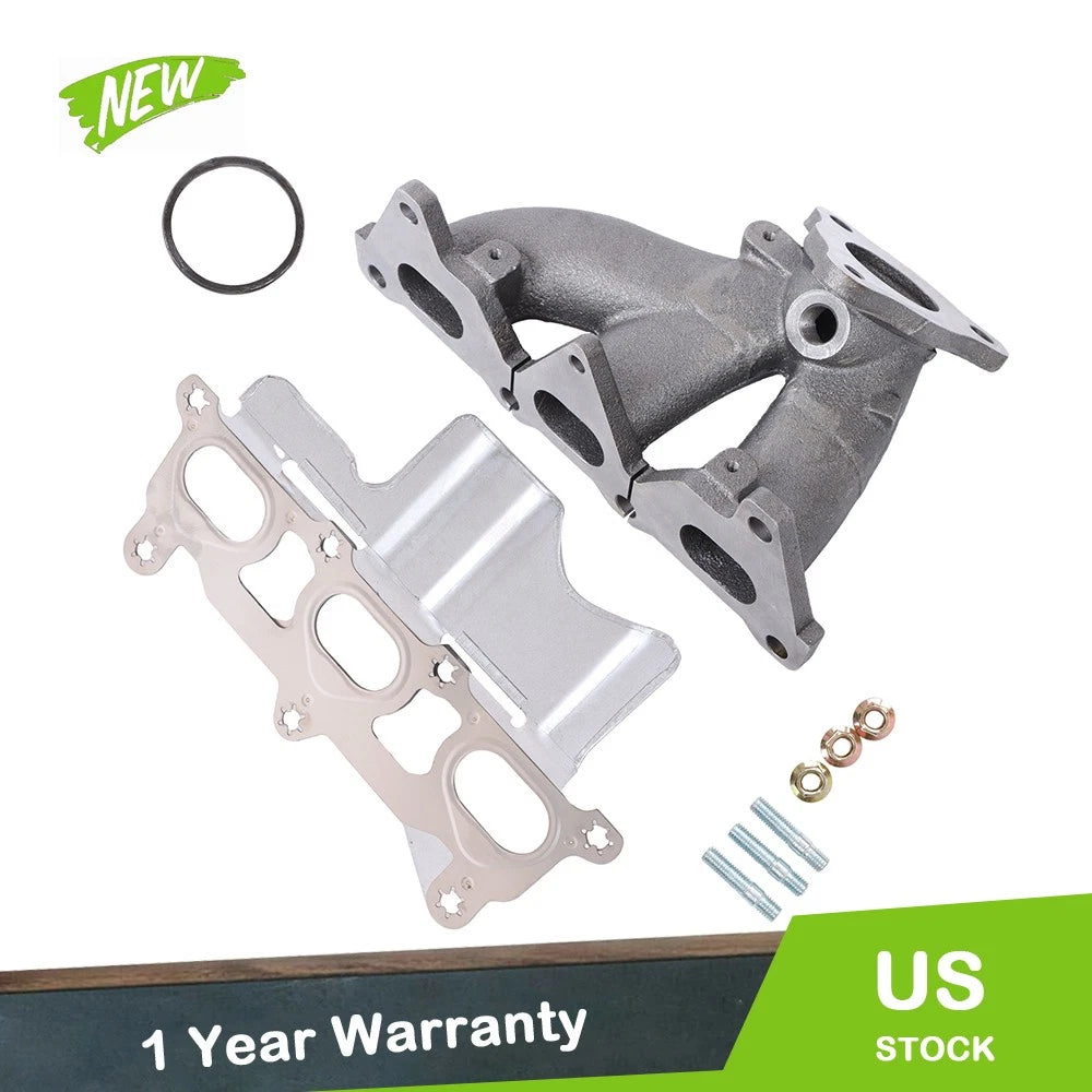Right Exhaust Manifold with Gasket for GMC Acadia (2007–2017) Chevy Traverse (2009–2017)