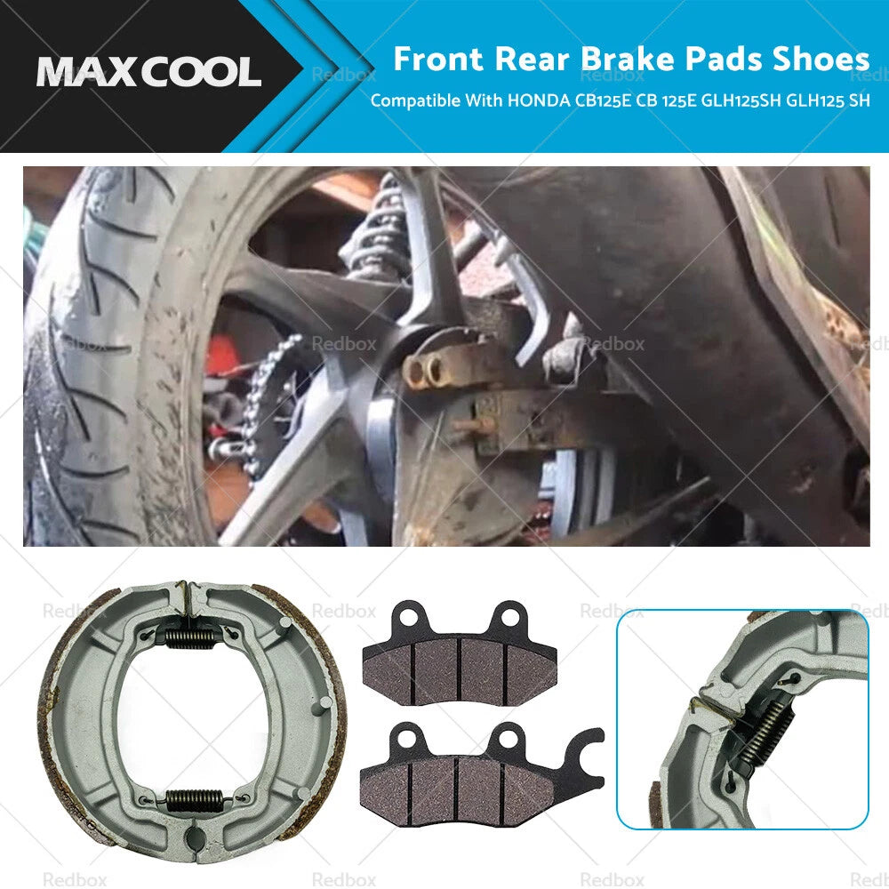 Brake Pads Shoes for Honda CB125E (2010–2023)