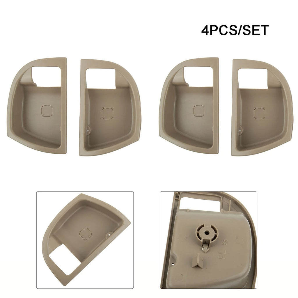 Set of 2 Inside Door Handles for Ford Edge (2007–2012) Beige Plastic 82611
