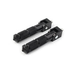 2X CNC Foldable Foot Pegs for Universal Motorcycle Bike Rear Pedals
