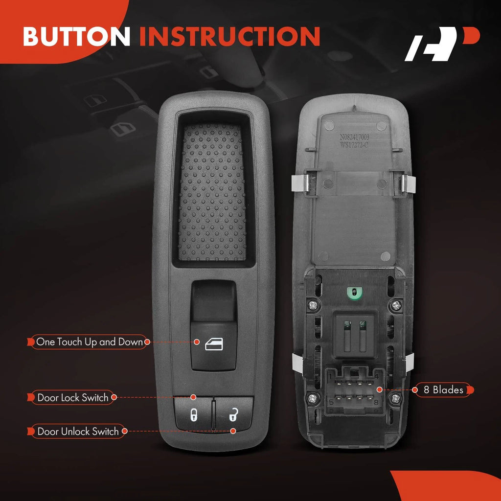 Front Right Power Window Switch for Jeep Cherokee (2017-2019)