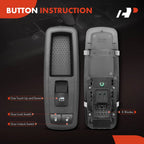 Front Right Power Window Switch for Jeep Cherokee (2017-2019)