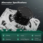 Alternator for Toyota Avalon (2005–2018), Highlander (2008–2009) 3.5L
