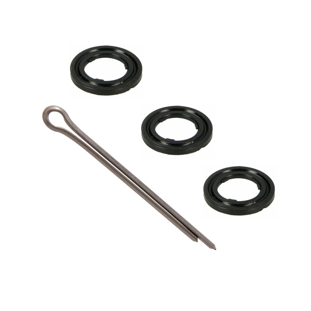 Set of 2 Gear Oil Drain Plug Gaskets for Suzuki Outboard (w/Cotter Pin)