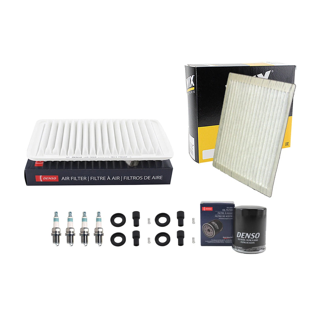 Tune Up Kit with 4 Spark Plugs & Boots for Toyota Highlander (2001–2007)