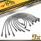 9x Spark Plug Wire Set for Jeep CJ5 Wagoneer (1972–1973)