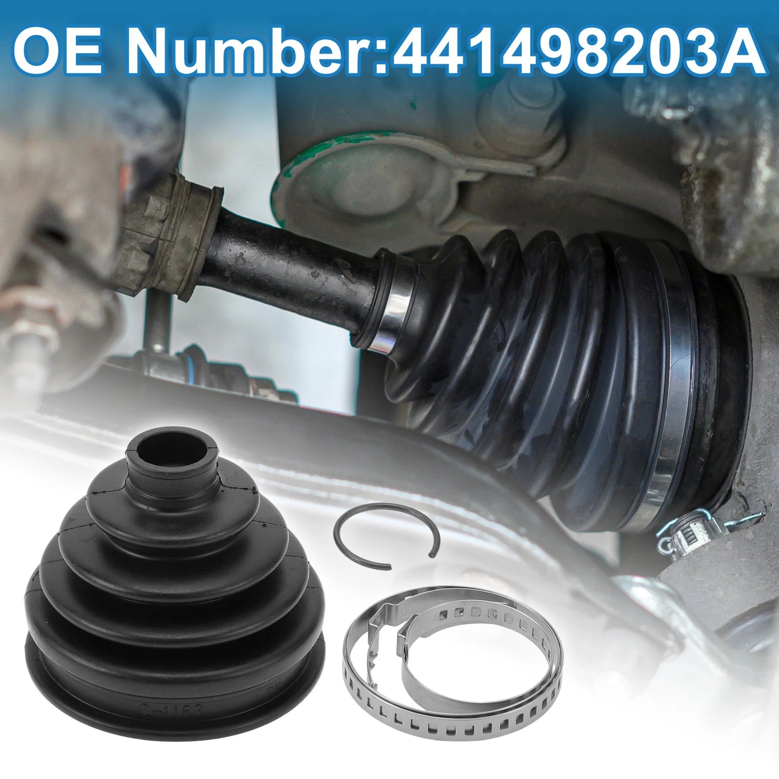 Outer CV Joint Boot Kit w/ Clamps for Volkswagen Passat (1998–2004)