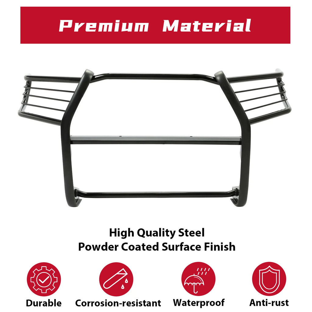 Bumper Brush Grill Guard for Toyota Tacoma (2016–2023) Black Powder Coated