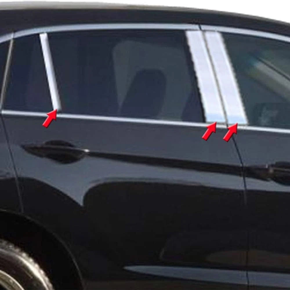Luxury FX Stainless Steel Pillar Post Trim Kit for Acura RDX (2013–2018)