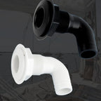 1 Inch Nylon Drain Outlet Thru Hull Fitting for Boat (Yacht, Speedboat, Dinghy)