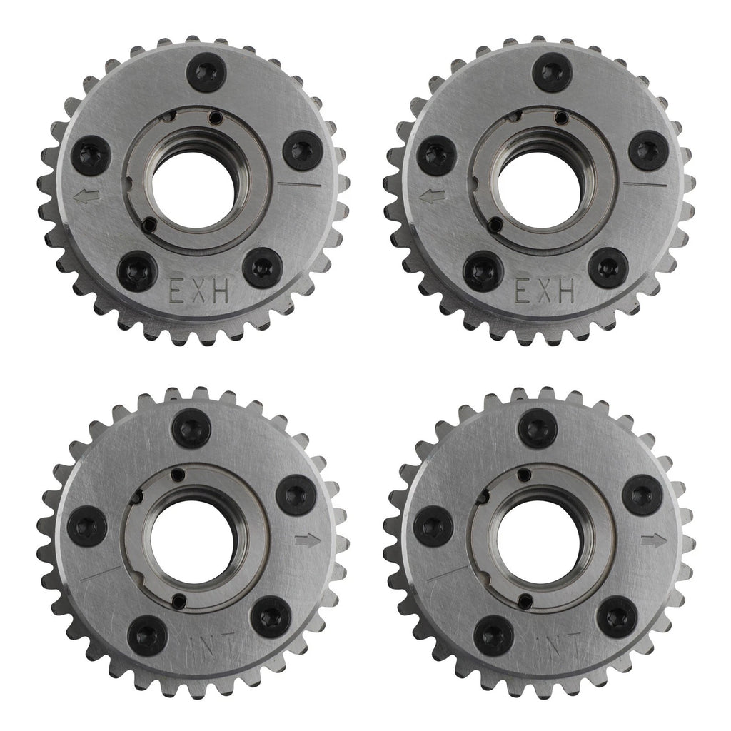 Set of 4 VVT Camshaft Phasers for Chrysler Jeep Dodge Ram 3.6L (2011–2021)
