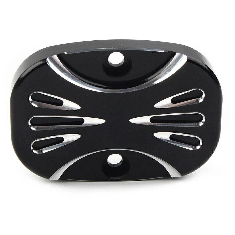 CNC Cut Rear Brake Master Cylinder Cover for Harley Electra Glide Road King
