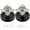 Set of 2 Spindle Assembly for MTD Cub Cadet LT1042 (618-04124A, 918-04124A)