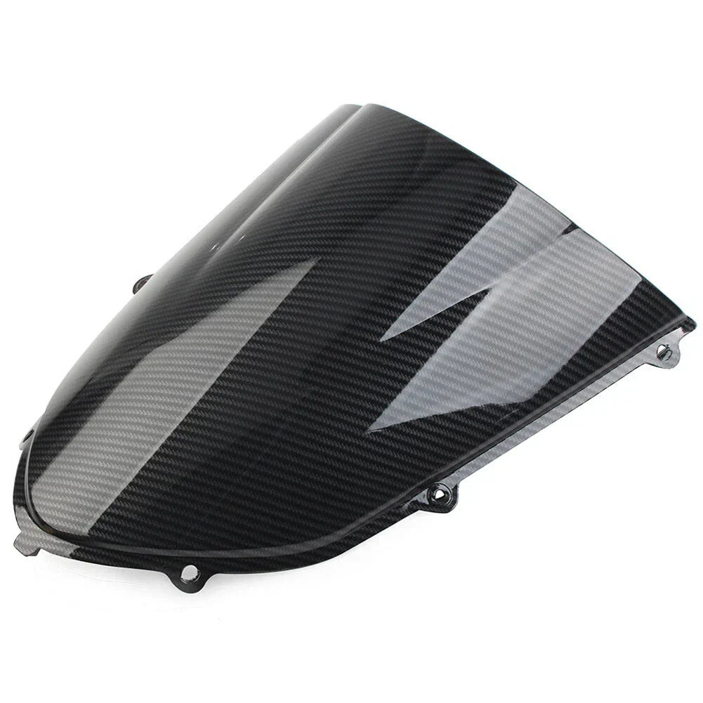 Black Carbon Fiber ABS Windshield for Kawasaki ZX-10R (2004-2005)