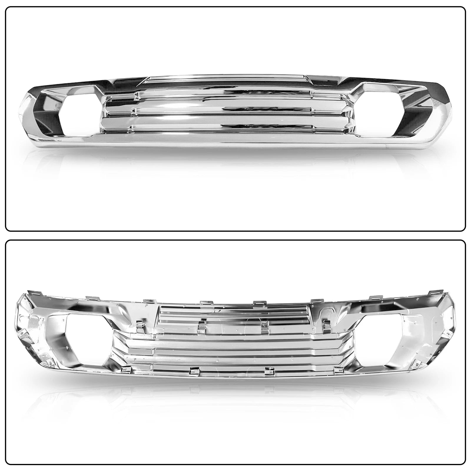 Chrome Front Lower Grille Plate for GMC Sierra 1500 AT4 Denali (2019-2022)