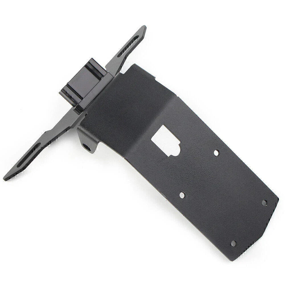 Black Steel License Plate Holder for KAWASAKI Ninja H2 SX (2019-2021)