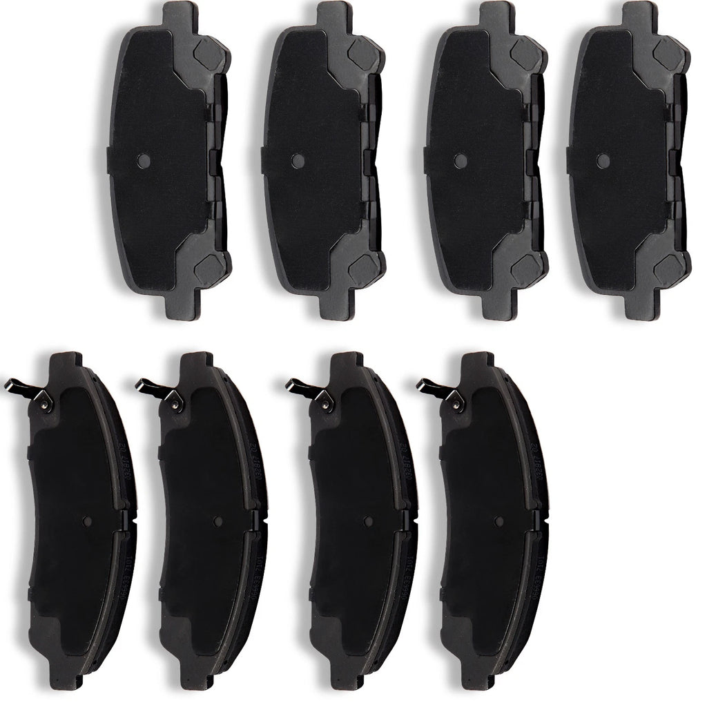 Front & Rear Ceramic Brake Pads for Honda Pilot Acura MDX ZDX (2009–2015) 1280 1281