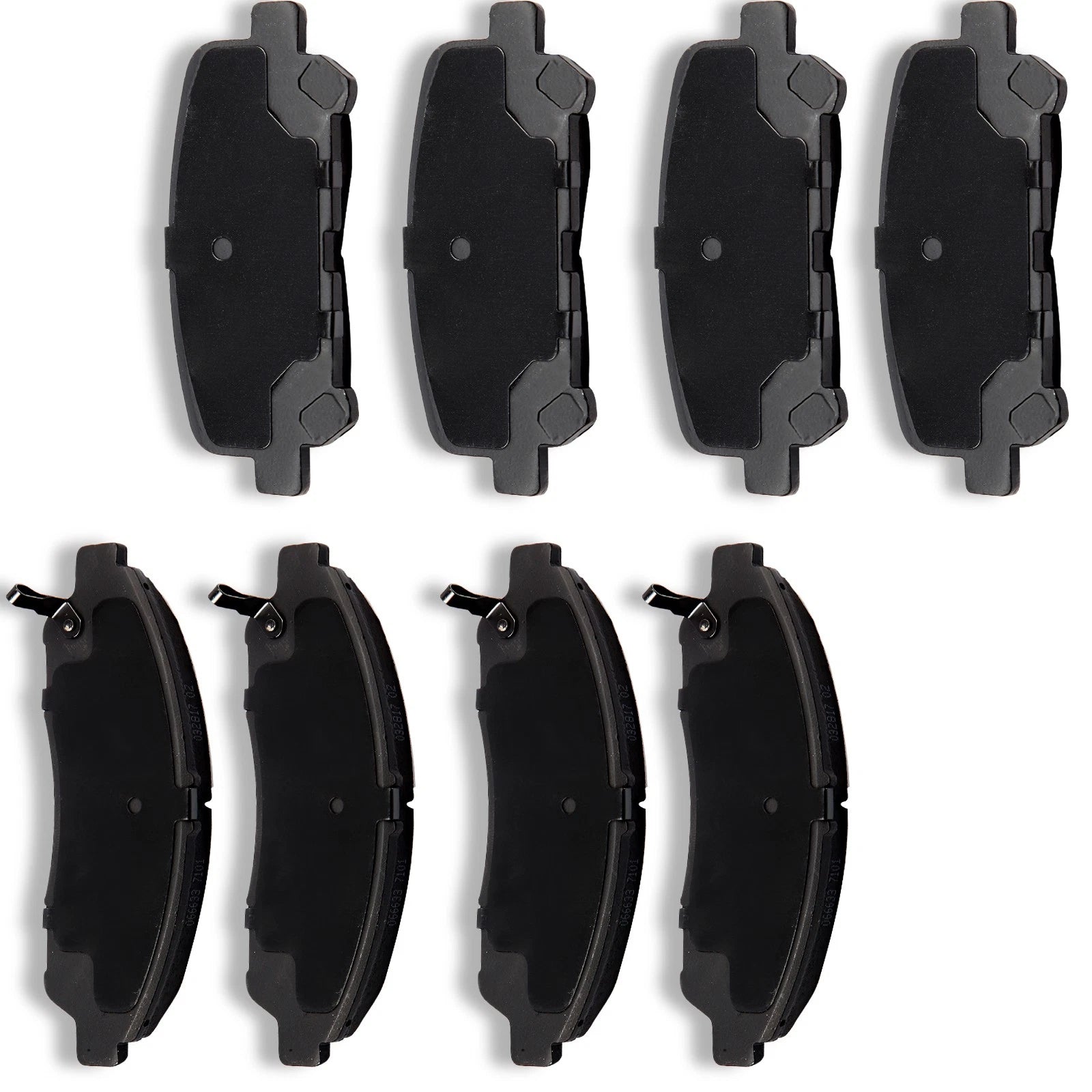 Front & Rear Ceramic Brake Pads for Honda Pilot Acura MDX ZDX (2009–2015) 1280 1281
