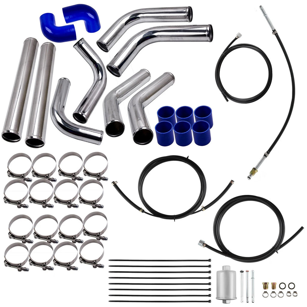 2.5-Inch Universal Aluminum Intercooler Turbo Pipe Kit for 2018–2022
