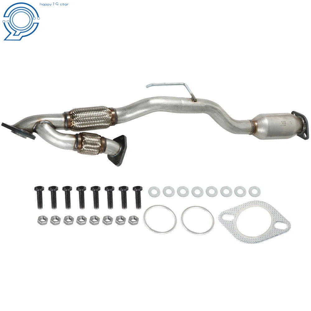 Rear Catalytic Converter Exhaust Flex Y-Pipe for Nissan Murano 2009–2014