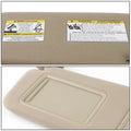 Left Driver Sun Visor for Toyota Venza (2009–2016) Beige Factory Style
