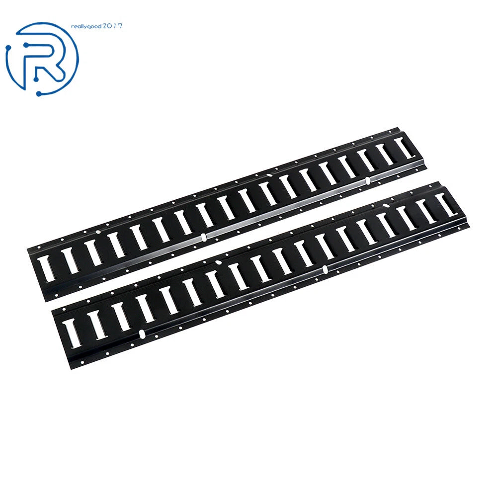 E Track Tie Down Rail Kit for Garages Trailers Vans Motorcycles (3')