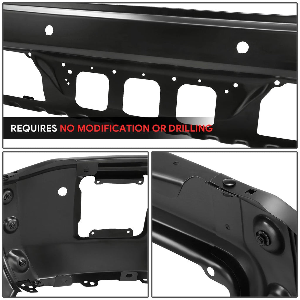 Front Bumper Face Bar for GMC Sierra 1500 (2014–2015) w/ Parking Sensor Holes