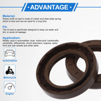 2X Oil Seal Rotary Shaft Seal FKM Rubber 45x68x12mm for Various Models