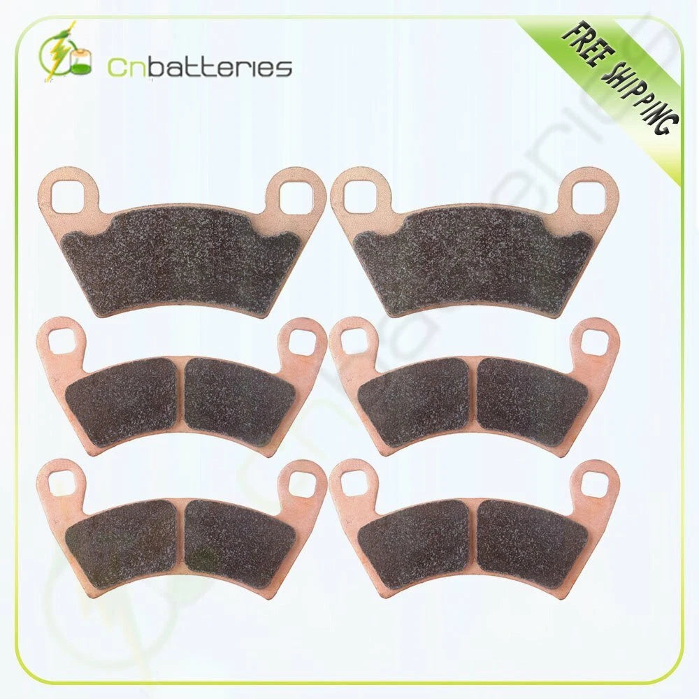 Front and Rear Brake Pads for Polaris Ranger Crew 500 (2011–2012) Sintered