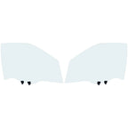 Set of 2 Door Glasses for Honda Pilot