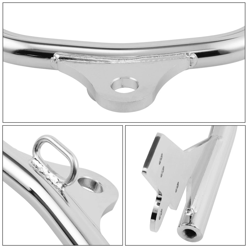 Chrome Trailer Hitch with Ball for Harley Touring Electra Glide FLHT FLHR FLTR (2000–2023)