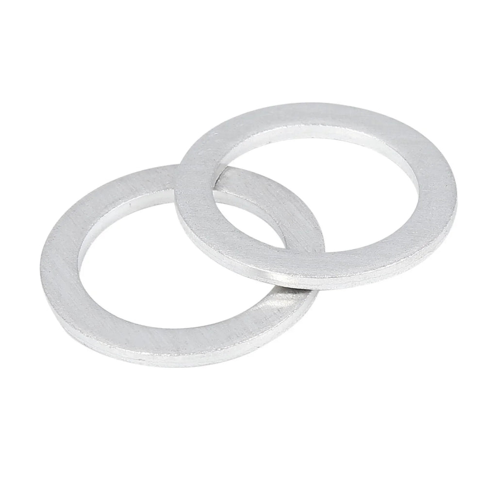 12 x M20 Silver Tone Oil Drain Plug Gaskets for Honda (94109-20000)