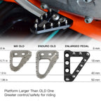 CNC Rear Brake Pedal Step Plate Tip for KTM 85 125 250 350 450 SX SXF XC-F (2004–2015)