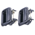 4pc Front/Rear Left & Right Outer Door Black for Toyota LC J80 (1990–1998)