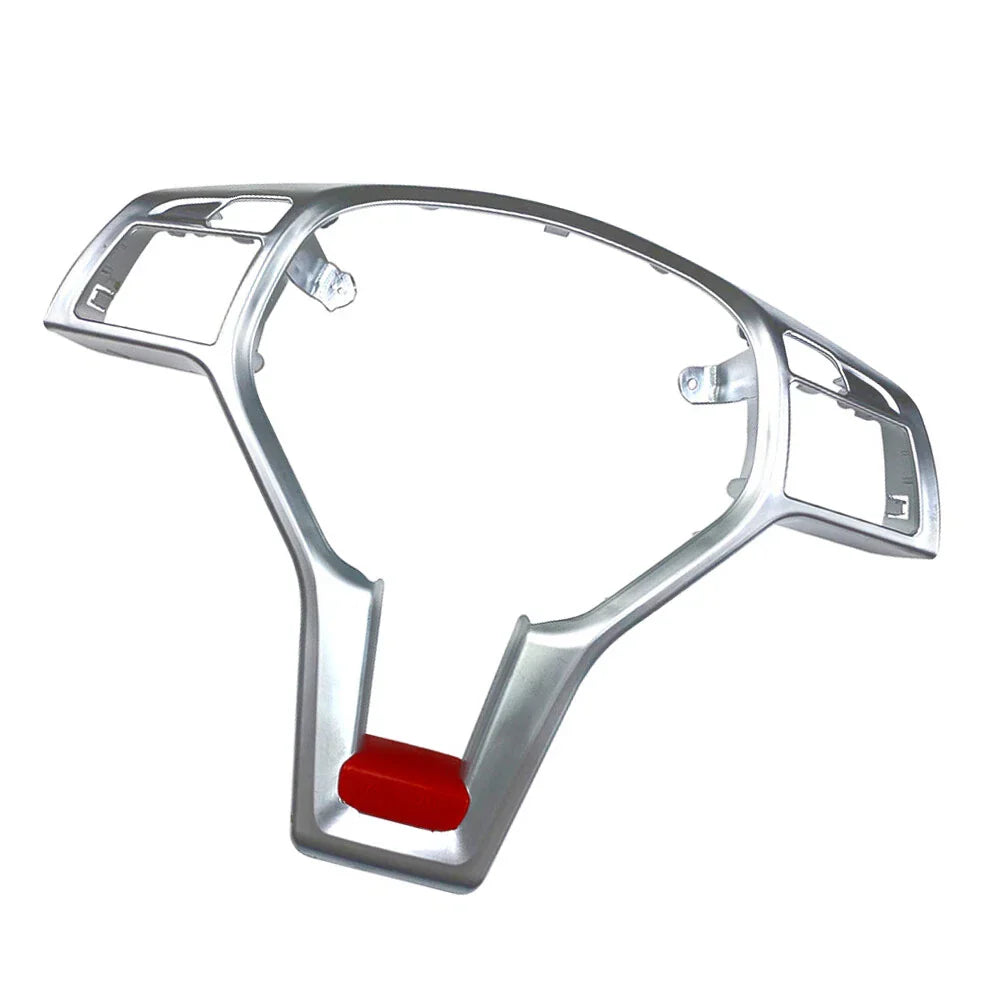 Steering Wheel Trim Cover Silver for Mercedes A C E SLK CLA CLS GLA Class
