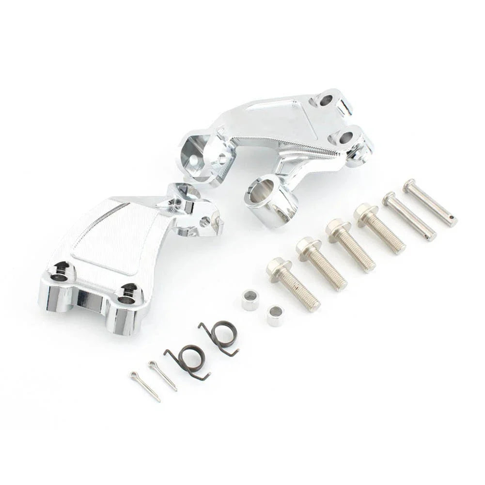 Rider Footrest Pegs Mount Bracket for Yamaha Vmax 1200 VMX1200 (1985-2007)