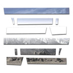 Diamond Grade 12pc 4 3/4" Rocker Panels for 17-24 Ford Superduty SuperCab 8' Be