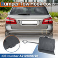 Rear Car Bumper Tow Hook Cover for Mercedes-Benz W212 E200 (2010–2016) No.A2128850726 Gray