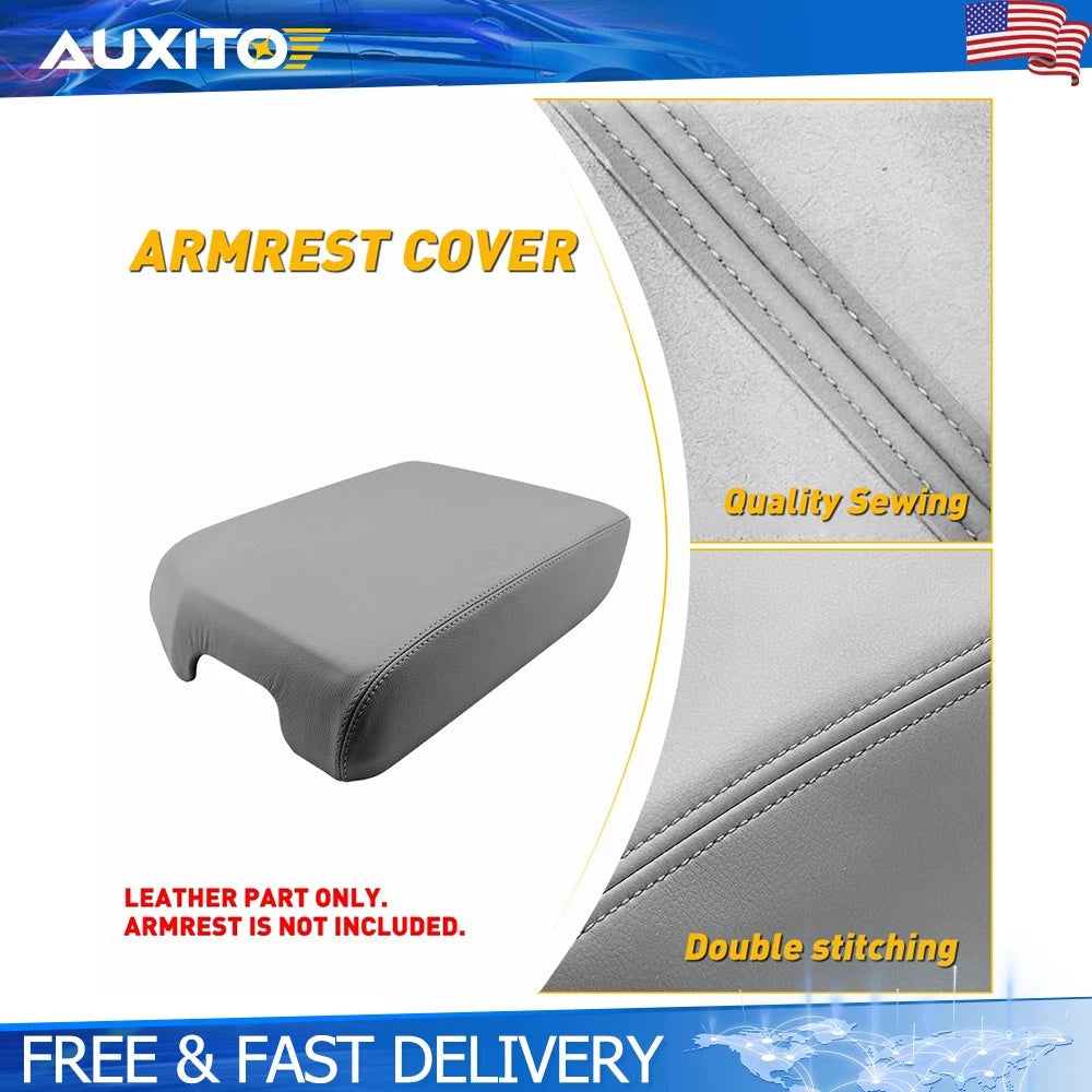 Center Console Armrest Leather Cover for Toyota Tundra Sequoia (2007–2022)