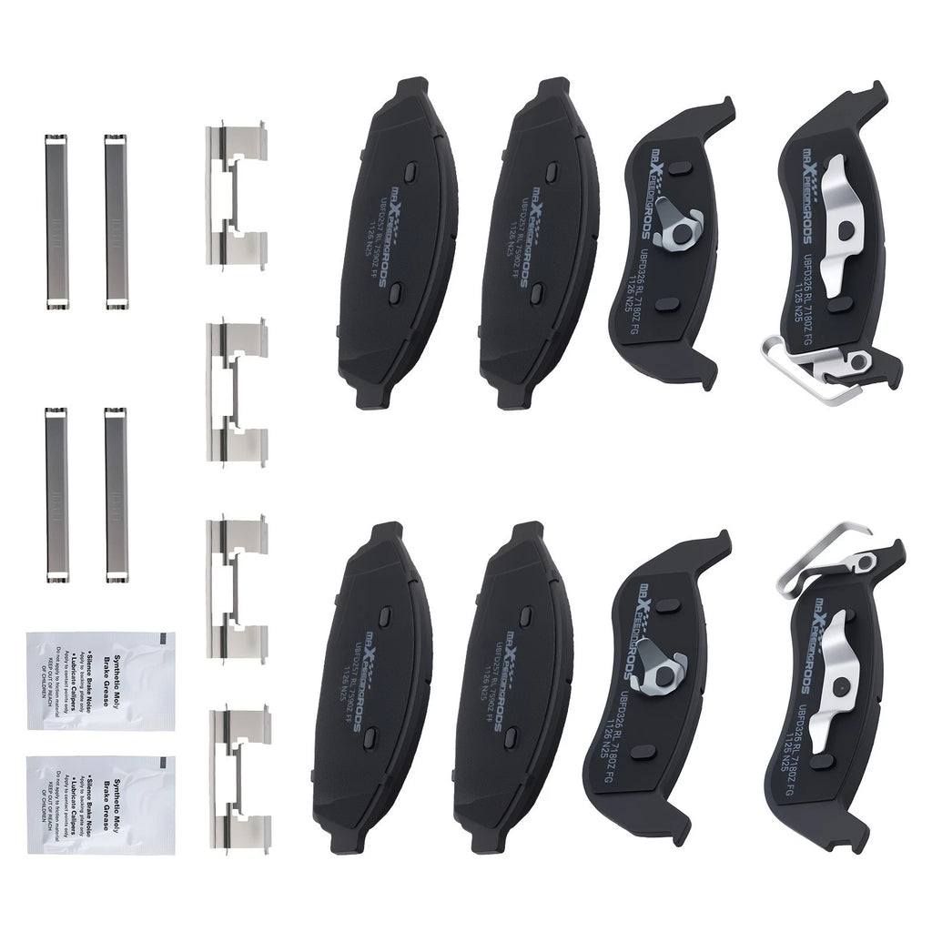 8pcs Ceramic Brake Pads Kit for Mercury Grand Marquis (2003–2011)
