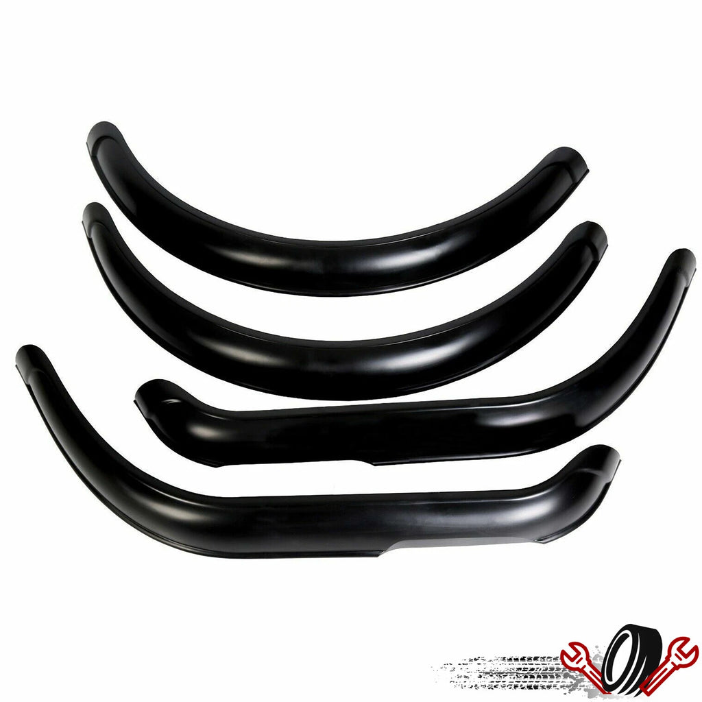Set of 4 Black Fender Flares for Jeep CJ5/CJ7 (1955–1986)